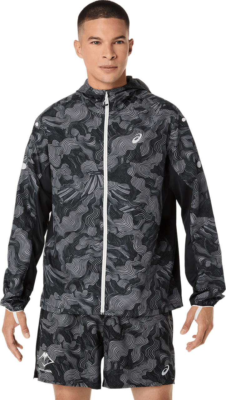 Asics Men's Fujitrail Packable Jacket Performance Black