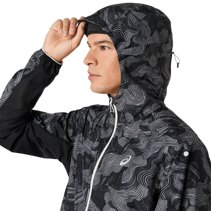 Asics Men's Fujitrail Packable Jacket Performance Black Asics