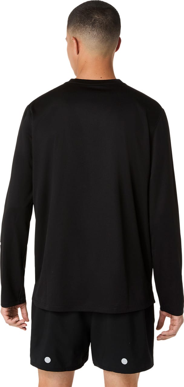 Asics Men's Fujitrail Logo Long Sleeve Top Performance Black/Carrier Grey/Cool Grey Asics