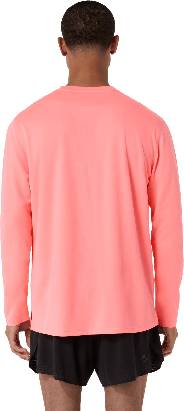 Asics Men's Fujitrail Logo Long Sleeve Top Sun Coral Asics