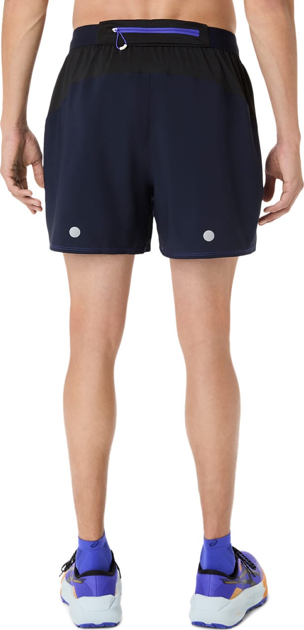 Asics Men's Fujitrail All Over Print 5in Shorts Performance Black/Carbon/Cream Asics