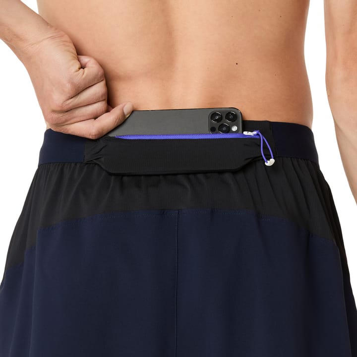 Asics Men's Fujitrail All Over Print 5in Shorts Midnight/Cobalt Burst/Cream Asics