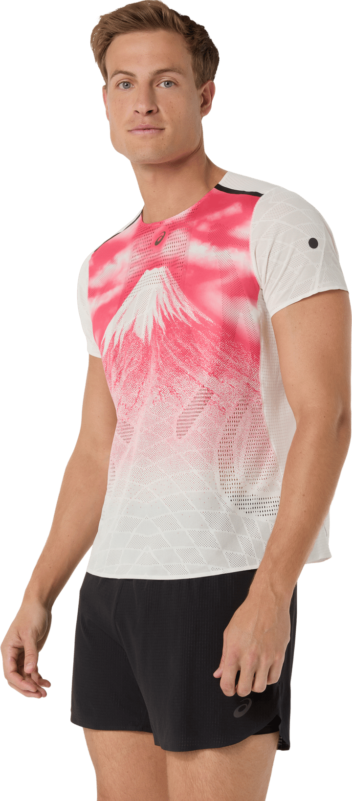 Asics Men ´s Fujitrail Elite Graphic Ss Top Asics