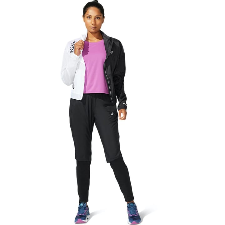 Asics Women's SMSB Run Jacket Performance Black/Brilliant Wh Asics