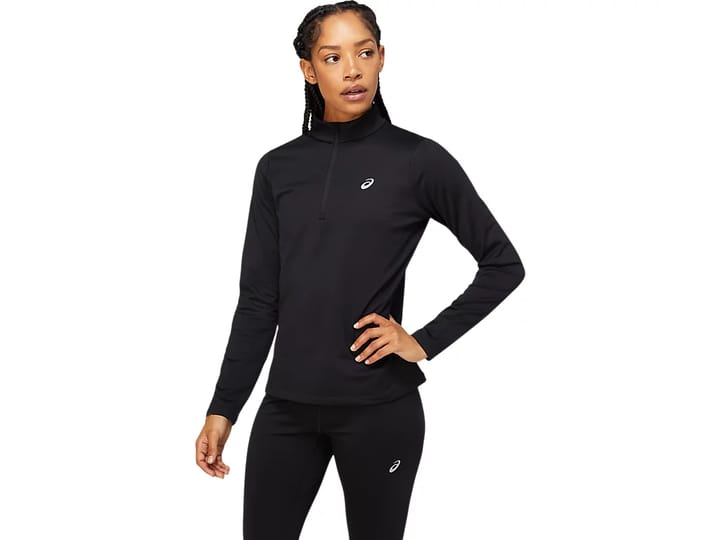 Asics Women's Core LS 1/2 Zip Winter Top Performance Black Asics Asics Women's Core LS 1/2 Zip Winter Top Performance Black Asics