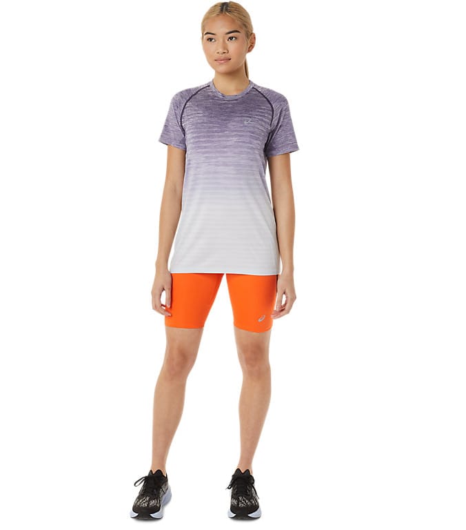 Asics Women's Seamless SS Top Night Shade/Soft Sky Asics