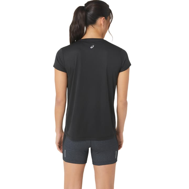 Women's Fujitrail Logo Short Sleeve Top Performance Black Asics Women's Fujitrail Logo Short Sleeve Top Performance Black Asics