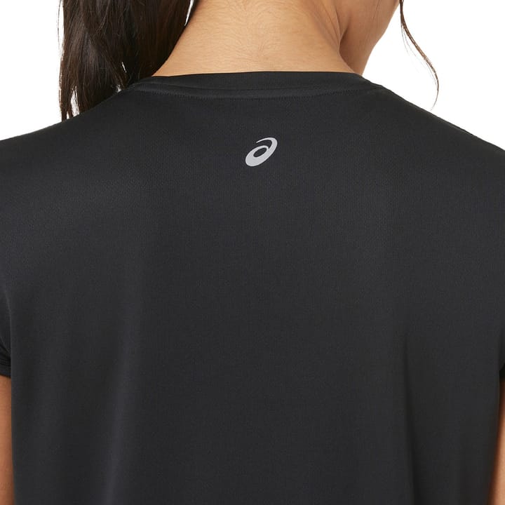 Women's Fujitrail Logo Short Sleeve Top Performance Black Asics Women's Fujitrail Logo Short Sleeve Top Performance Black Asics