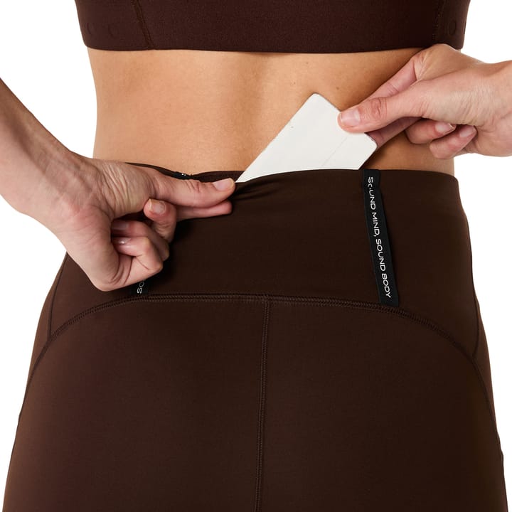 Asics Women's Road High Waist 8in Sprinter Coffee Asics Asics Women's Road High Waist 8in Sprinter Coffee Asics