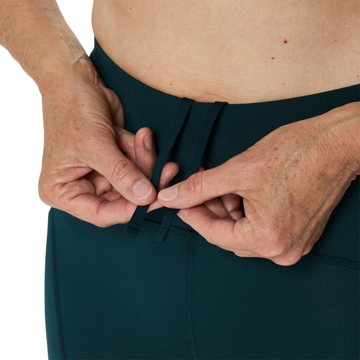 Asics Women's Road High Waist Tight Saxon Green Asics
