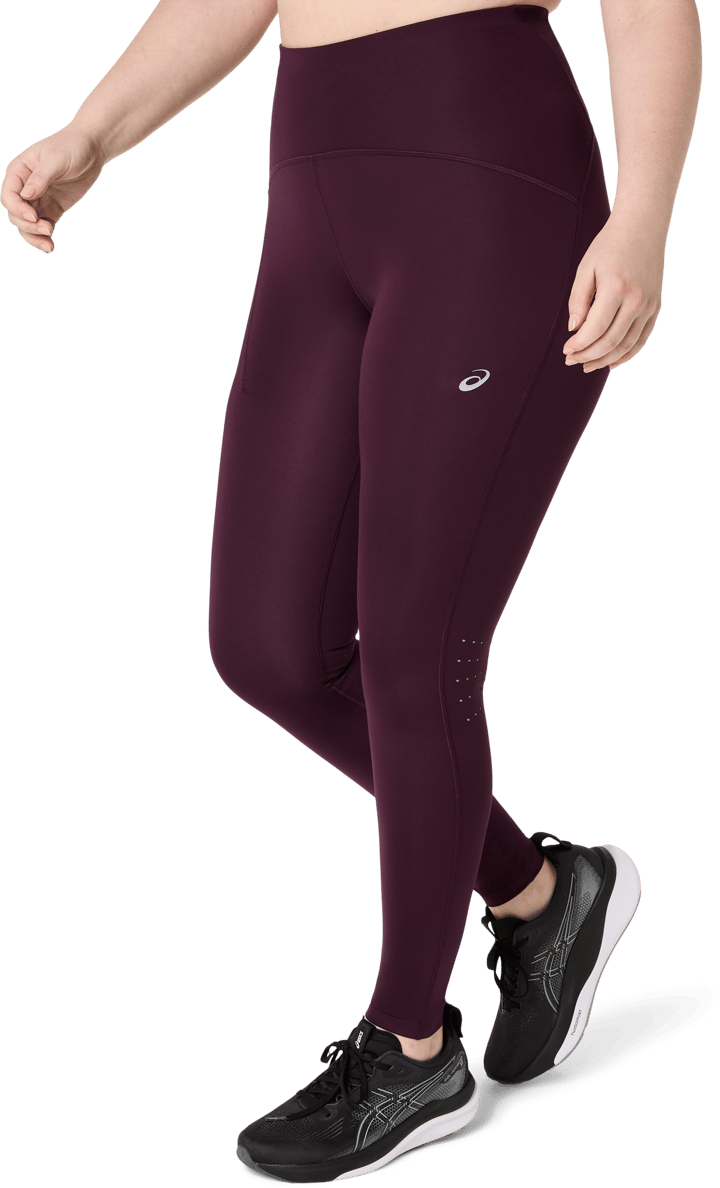 Asics Women's Road High Waist Tight Dark Aubergine Asics