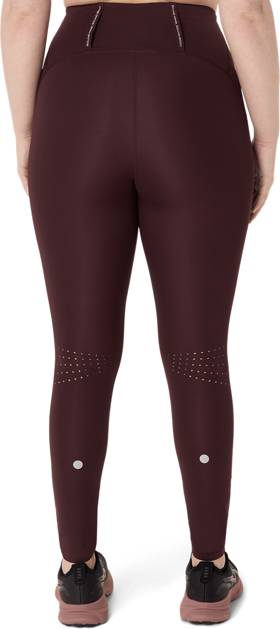 Asics Women's Road High Waist Tight Dark Currant Asics