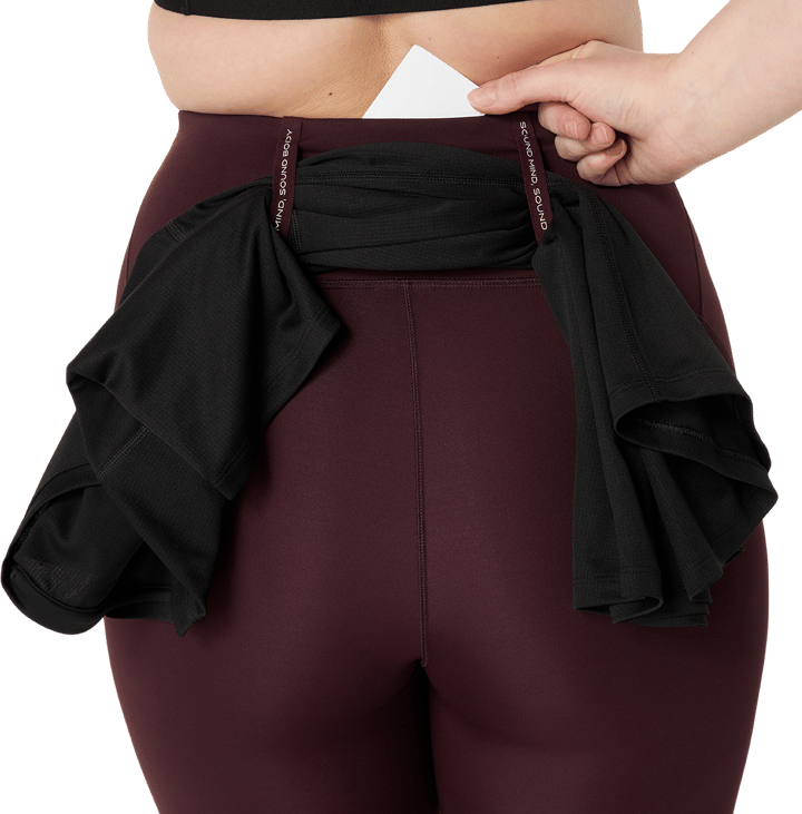 Asics Women's Road High Waist Tight Dark Currant Asics