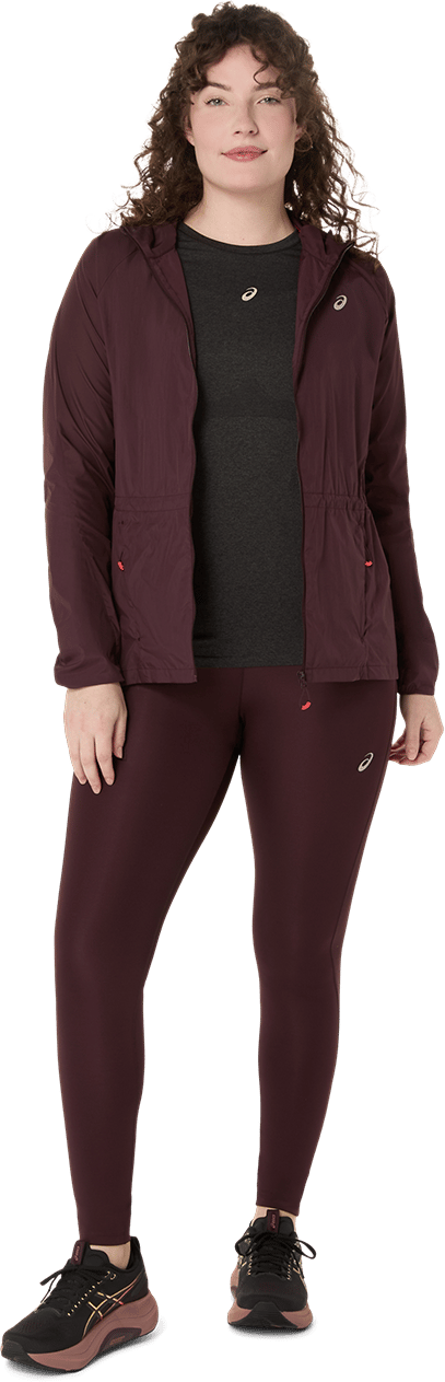 Asics Women's Road High Waist Tight Dark Currant Asics