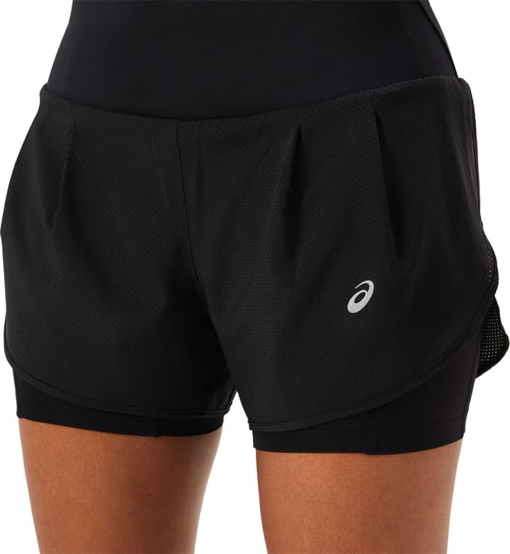 Asics Women's Road 2-N-1 3.5in Short Performance Black/Performance Black Asics