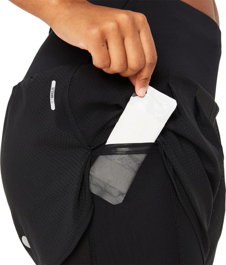 Asics Women's Road 2-N-1 3.5in Short Performance Black/Performance Black Asics