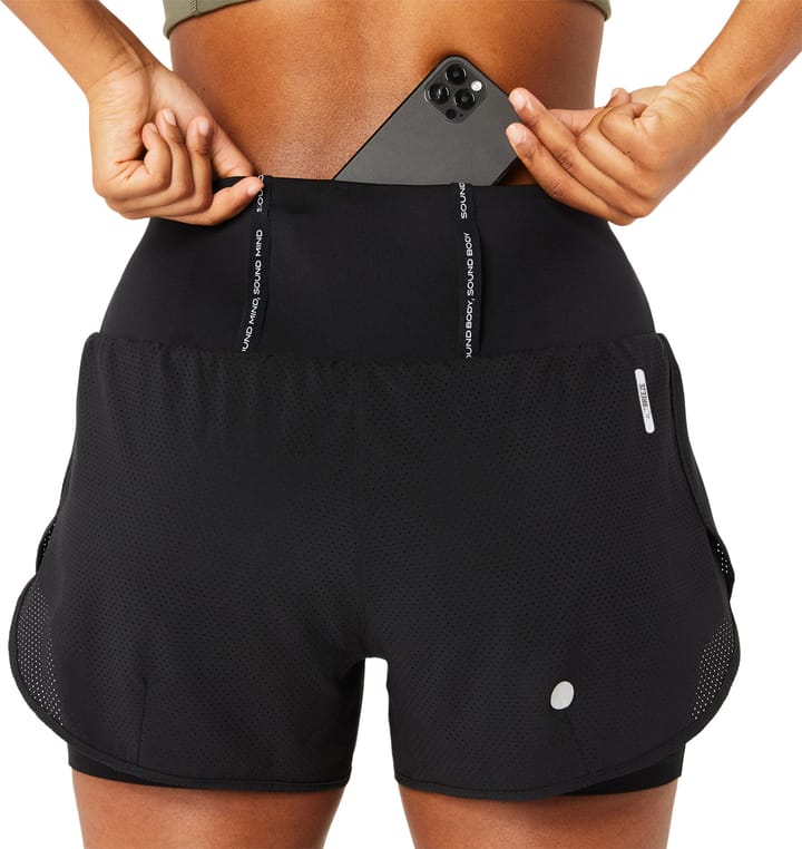 Asics Women's Road 2-N-1 3.5in Short Performance Black/Performance Black Asics