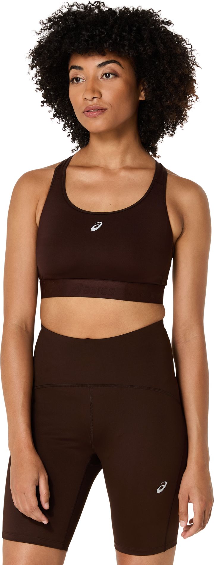 Asics Road Compression Bra Coffee Asics