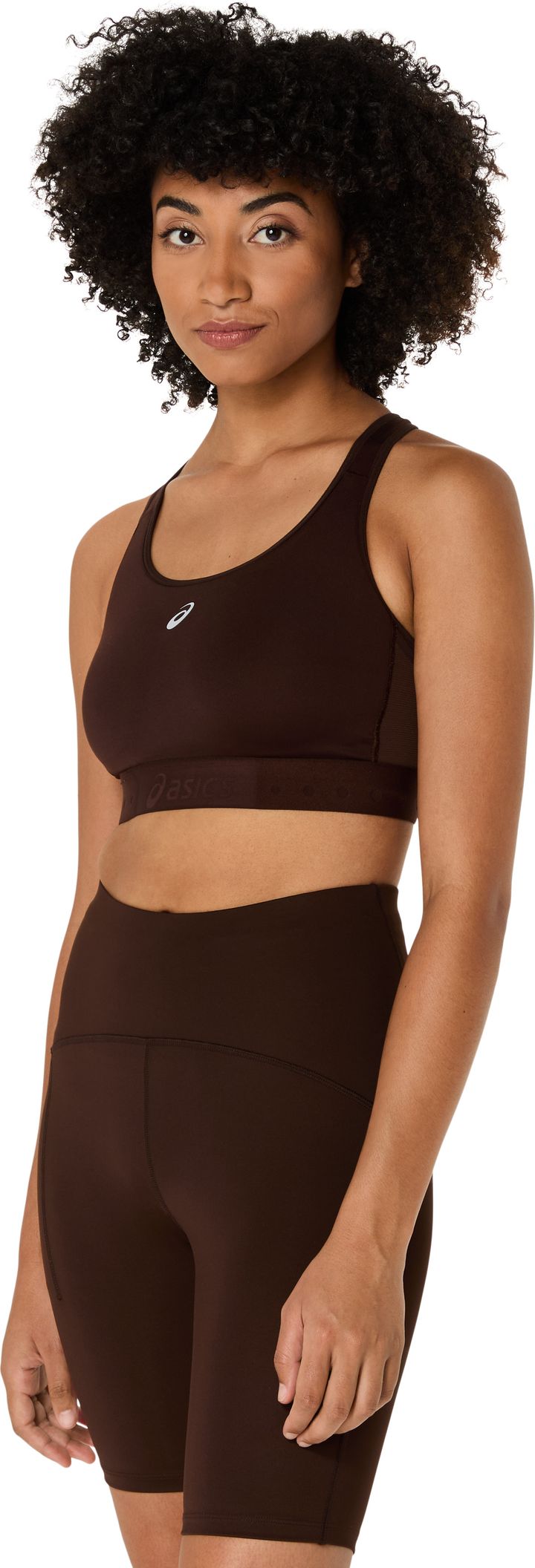 Asics Road Compression Bra Coffee Asics