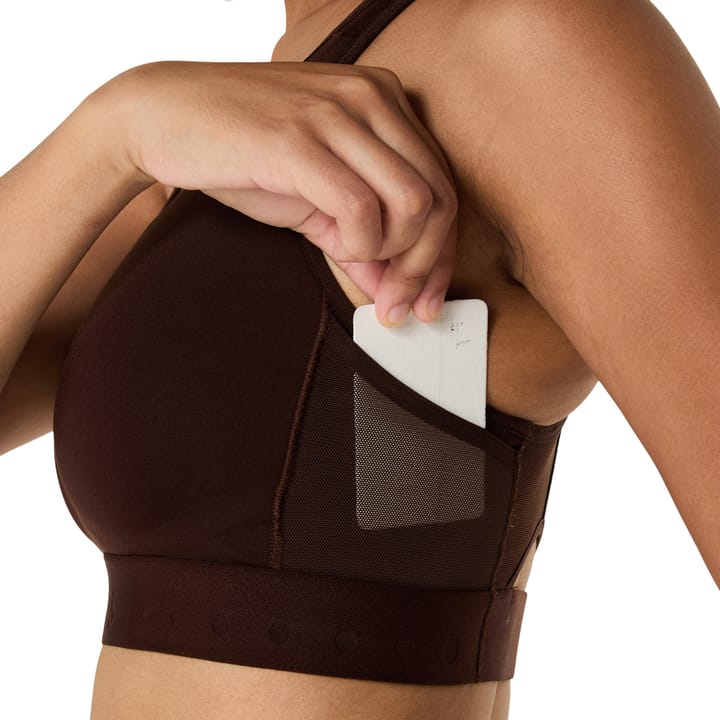 Asics Road Compression Bra Coffee Asics