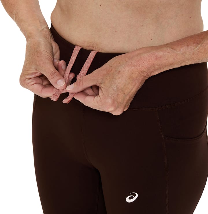 Asics Women's Nagino Run Adjustable Tight Coffee Asics