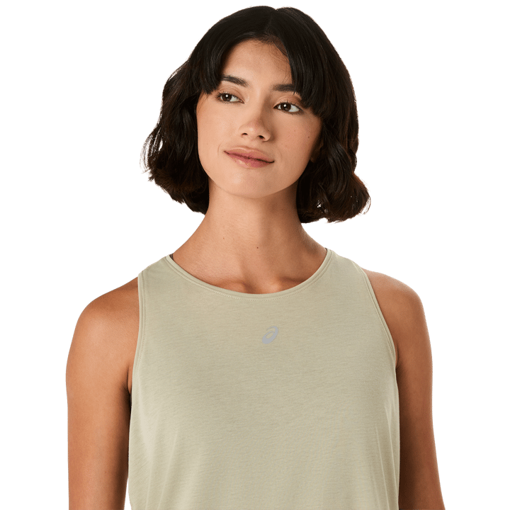 Asics Women's Nagino Run Adjustable Tank Khaki Asics