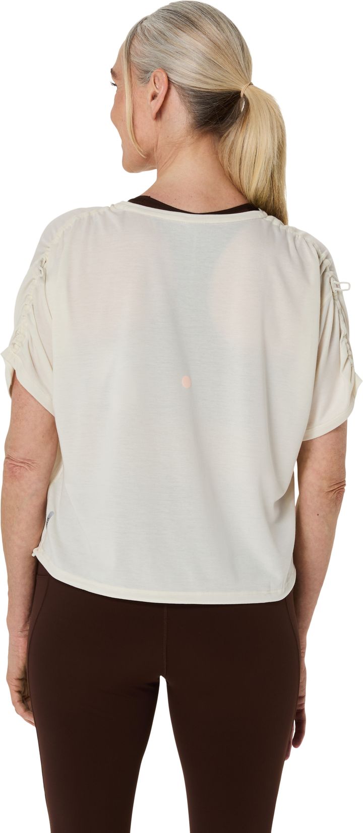 Asics Women's Nagino Run Adjustable Ss Top Birch Heather Asics Asics Women's Nagino Run Adjustable Ss Top Birch Heather Asics