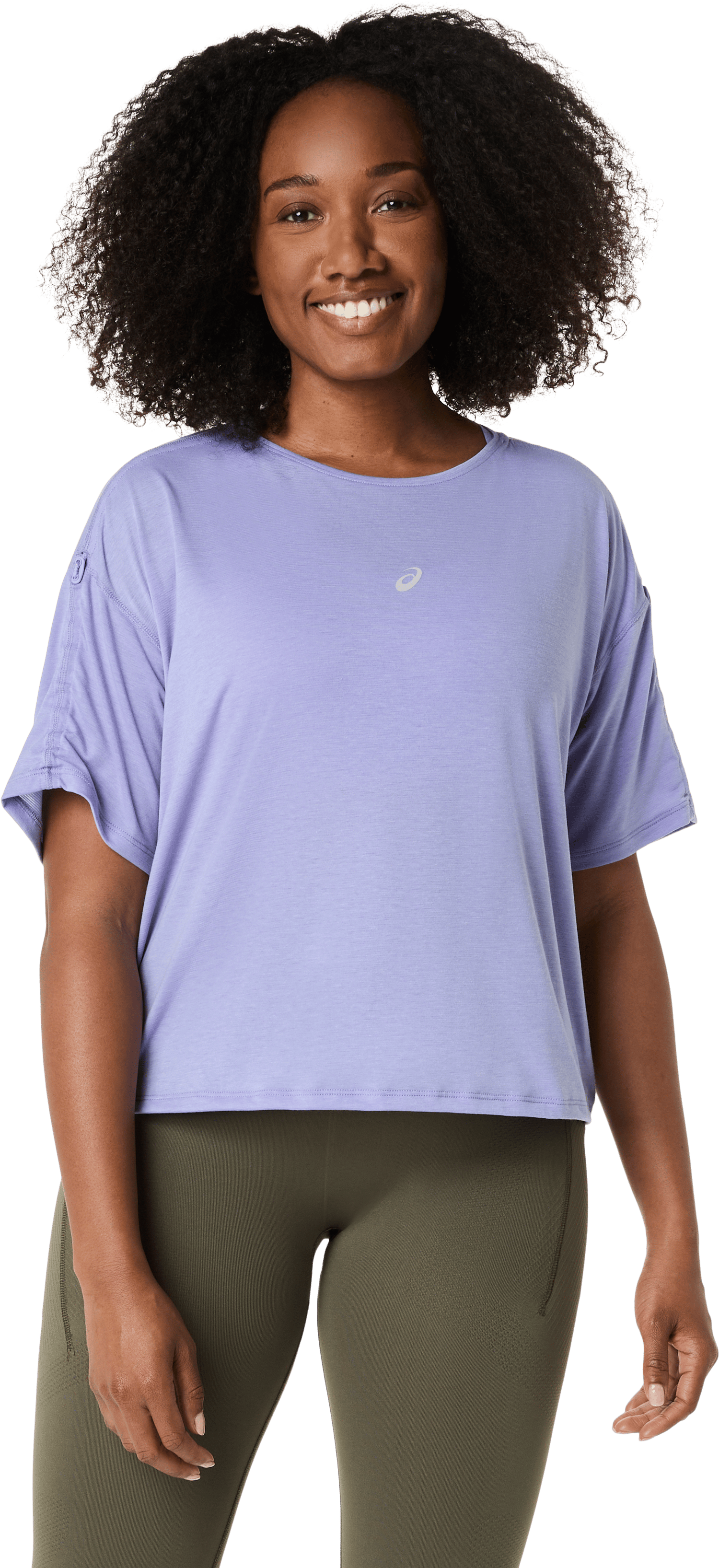 Asics Women's Nagino Run Adjustable Ss Top Bluebell