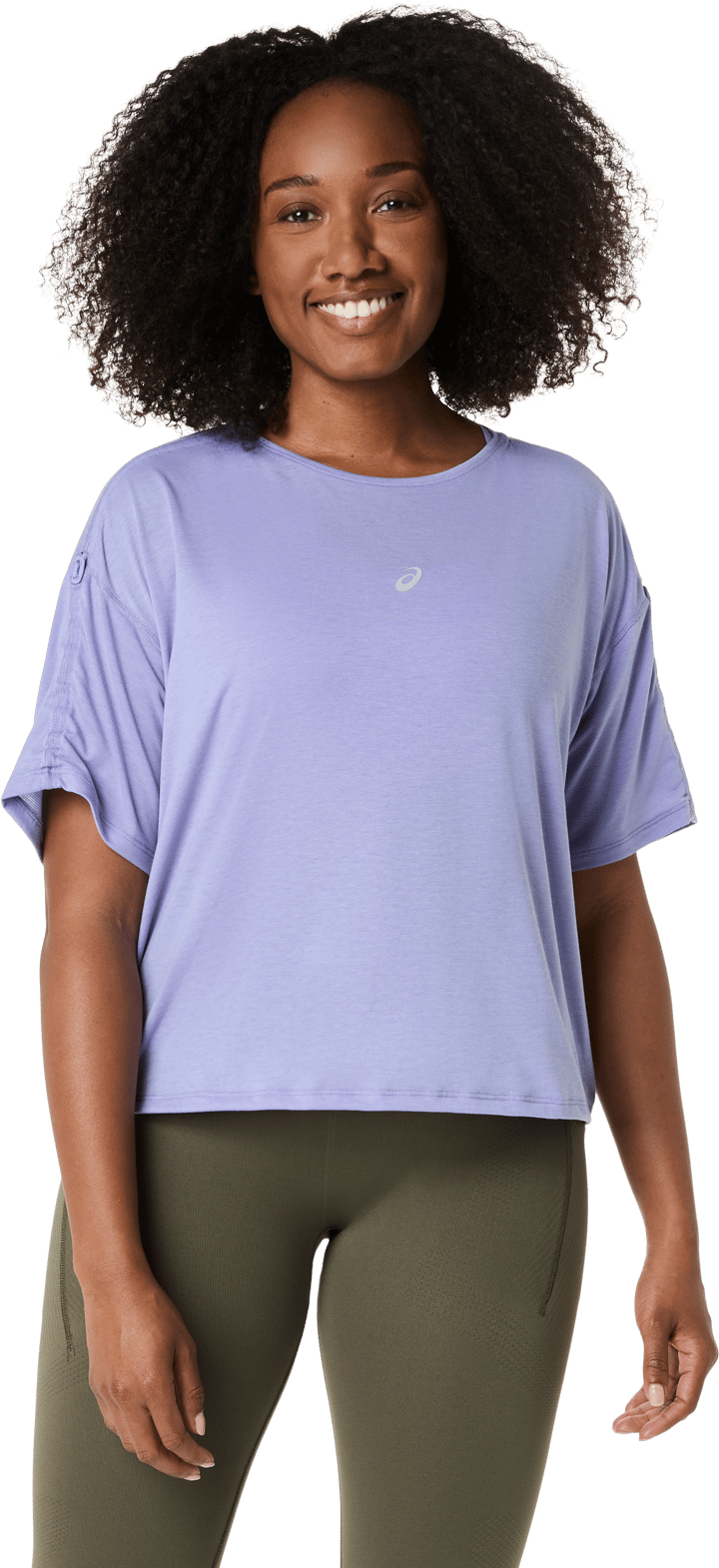 Asics Women's Nagino Run Adjustable Ss Top Bluebell Asics