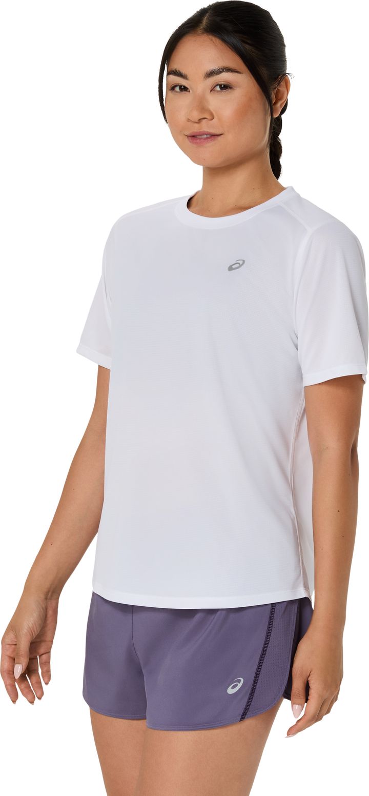 Asics Women's Asics Core Short Sleeve Top Brilliant White Asics Asics Women's Asics Core Short Sleeve Top Brilliant White Asics