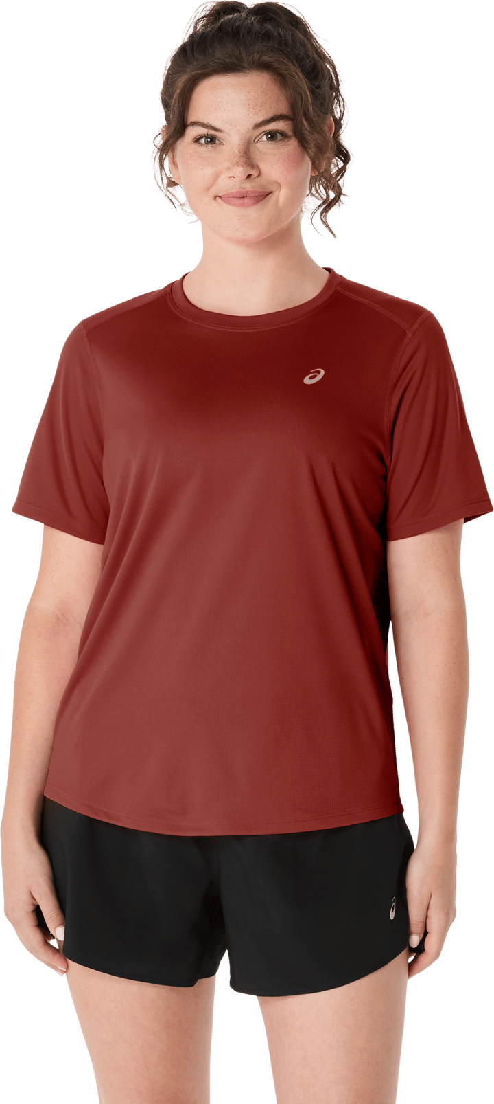 Asics Women's Asics Core Short Sleeve Top Singed Red Asics