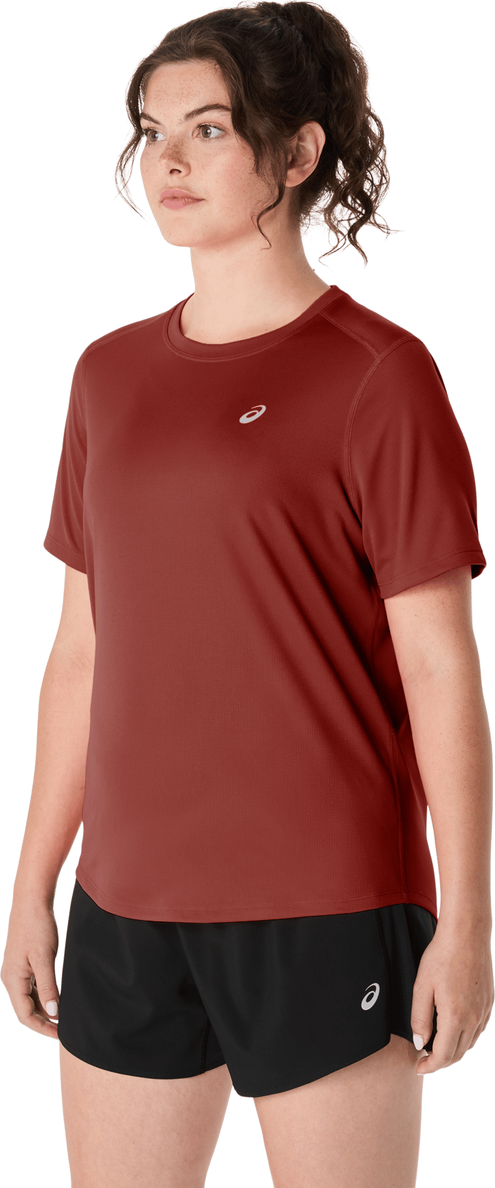 Asics Women's Asics Core Short Sleeve Top Singed Red Asics