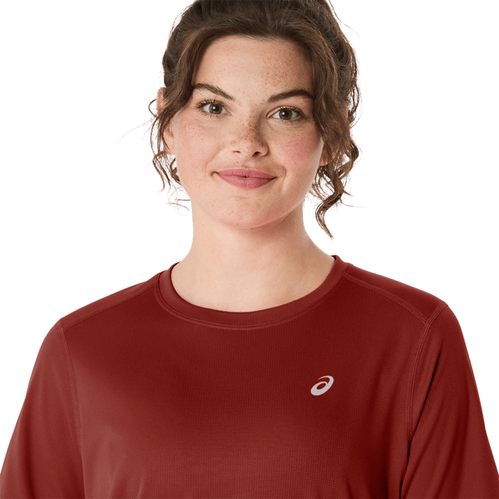 Asics Women's Asics Core Short Sleeve Top Singed Red Asics