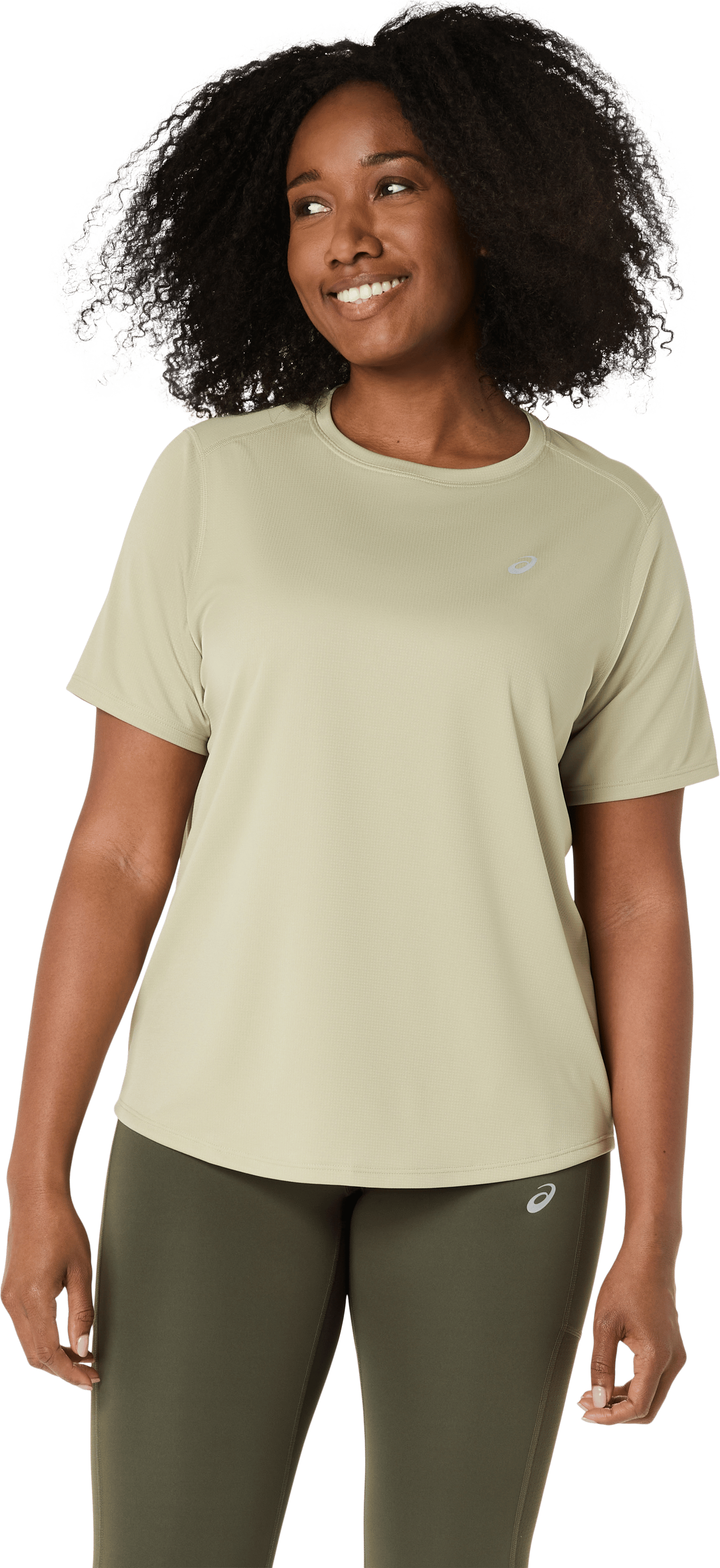 Asics Women's Asics Core Short Sleeve Top Khaki