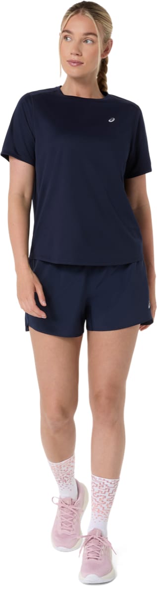Asics Women's Asics Core Short Sleeve Top Midnight Asics