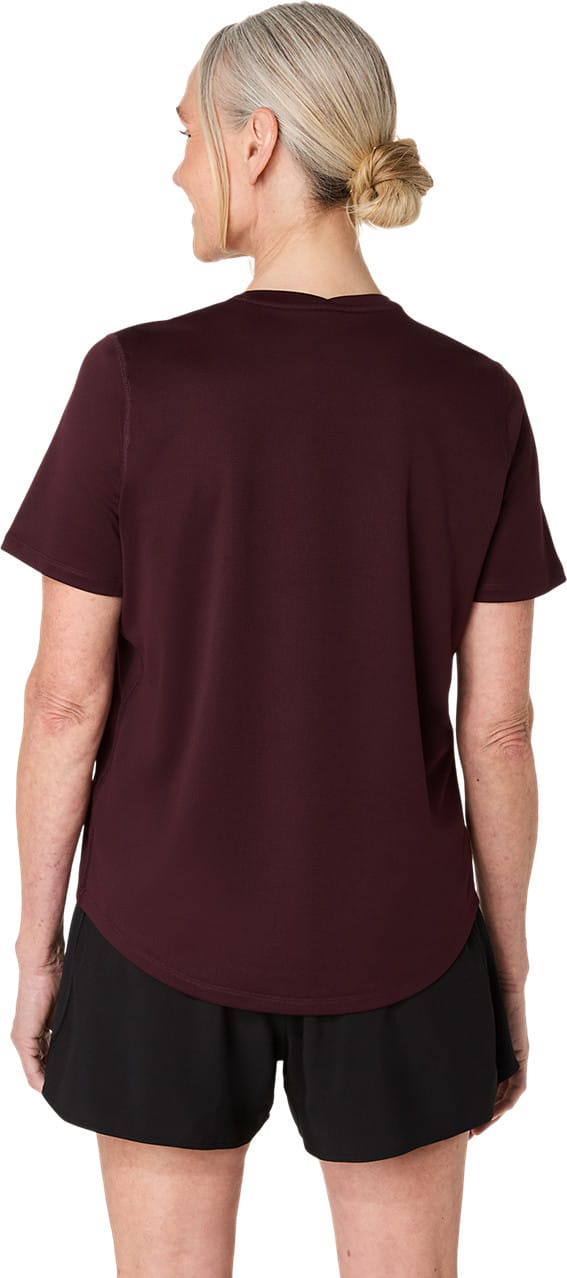 Asics Women's Asics Core Short Sleeve Top Dark Currant Asics