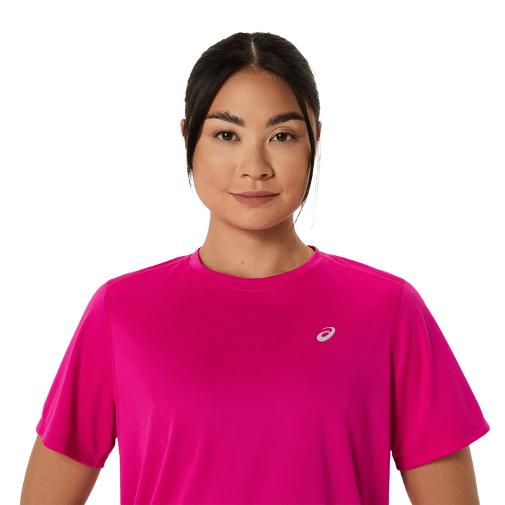 Asics Women's Asics Core Short Sleeve Top Dark Pink Clay Asics