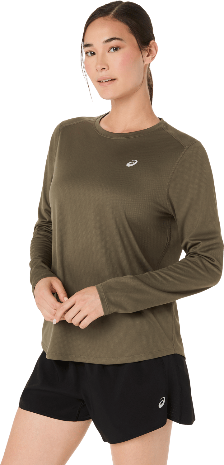 Women's Asics Core Ls Top Dark Olive Asics