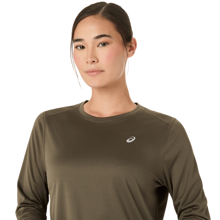 Women's Asics Core Ls Top Dark Olive Asics