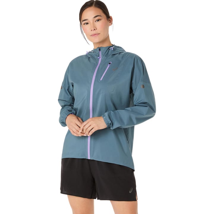 Asics Women's Fujitrail Elite Waterproof Jacket Ironclad Asics