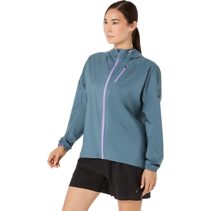 Asics Women's Fujitrail Elite Waterproof Jacket Ironclad Asics
