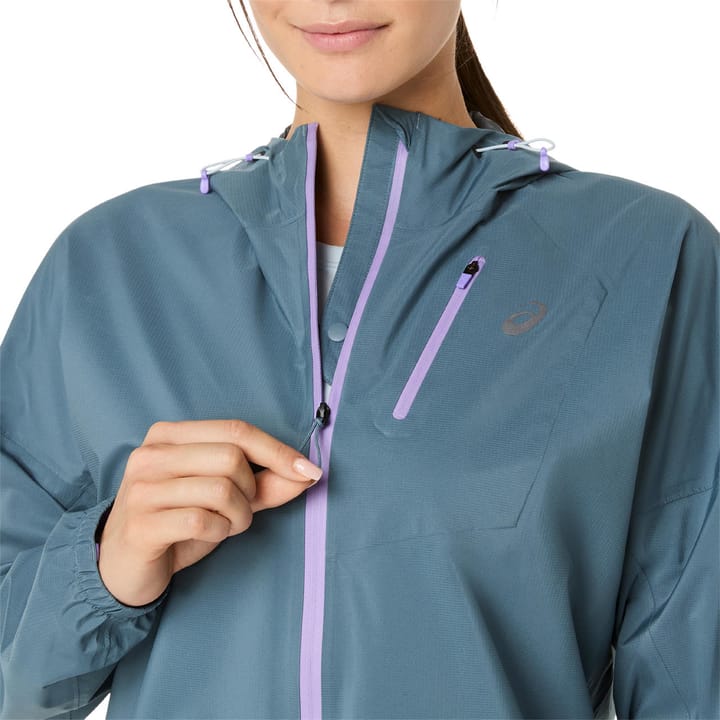 Asics Women's Fujitrail Elite Waterproof Jacket Ironclad Asics