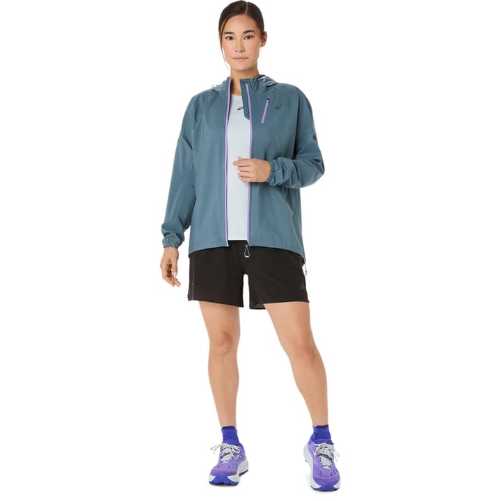 Asics Women's Fujitrail Elite Waterproof Jacket Ironclad Asics