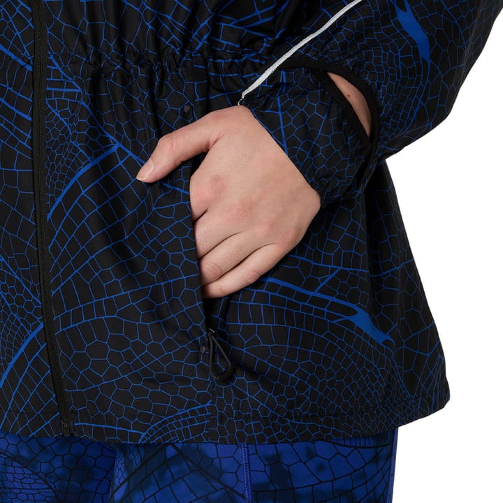Asics Women's Road Lite-Show Packable Jacket Performance Black/Dark Cobalt Asics