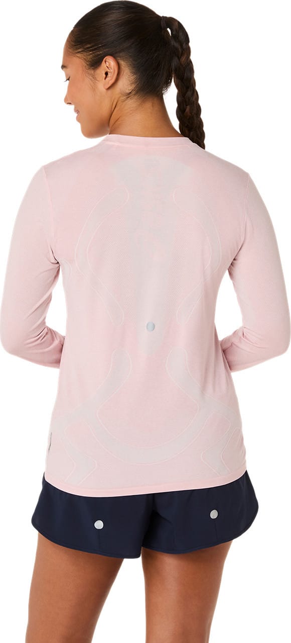 Asics Women's Road Seamless Long Sleeve Top Morganite/Dusty Red Asics