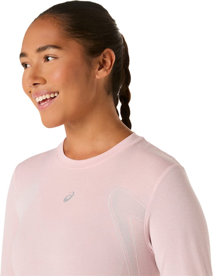 Asics Women's Road Seamless Long Sleeve Top Morganite/Dusty Red Asics