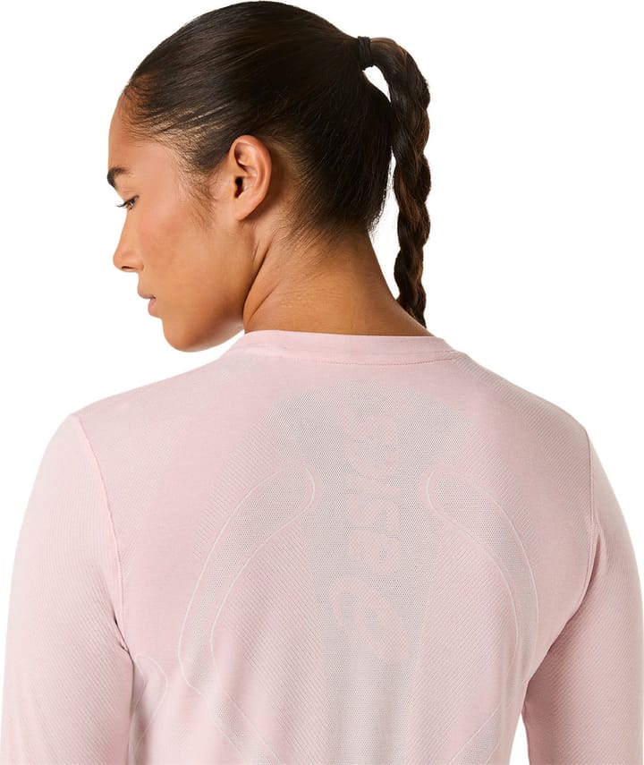 Asics Women's Road Seamless Long Sleeve Top Morganite/Dusty Red Asics