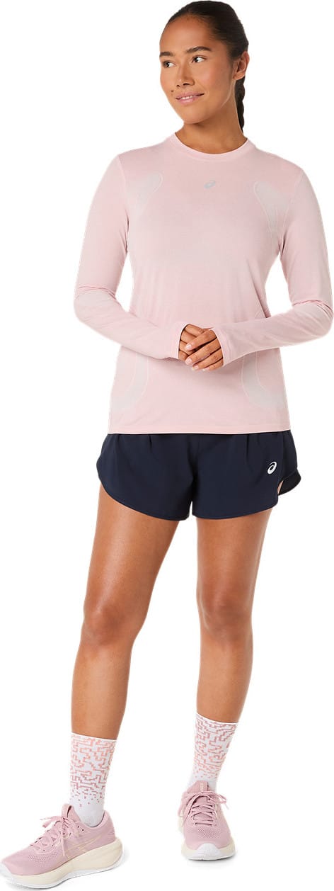 Asics Women's Road Seamless Long Sleeve Top Morganite/Dusty Red Asics