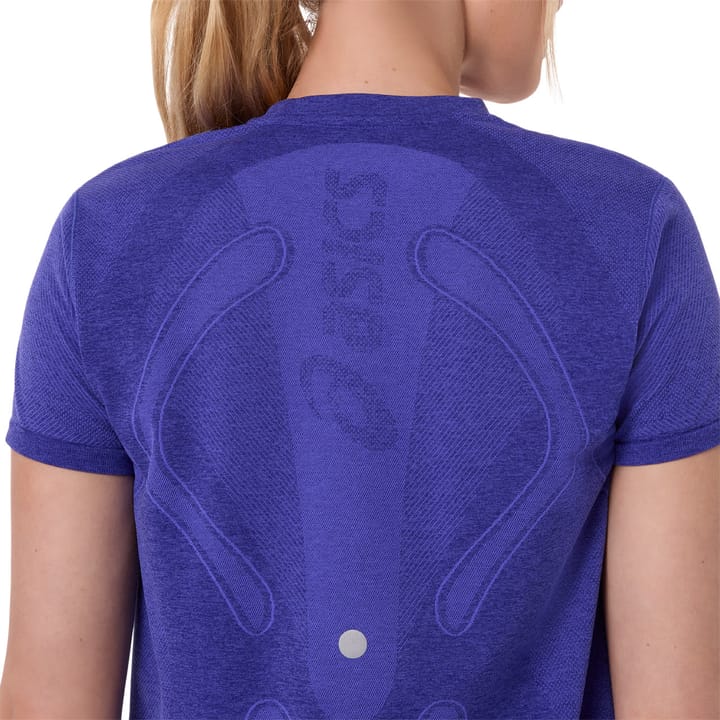 Asics Women's Road Seamless Short Sleeve Top Cobalt Burst/Eggplant Asics