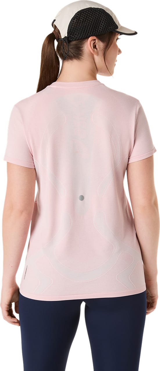 Asics Women's Road Seamless Short Sleeve Top Morganite/Crystal Pink Asics
